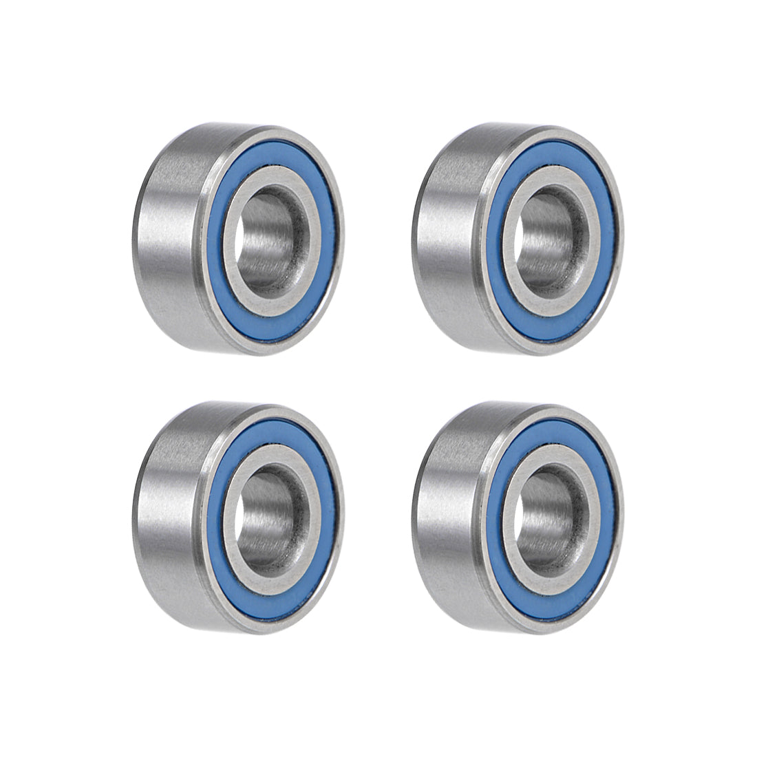 Harfington Deep Groove Ball Bearings Metric Double Sealed Chrome Steel Blue P0 Z2