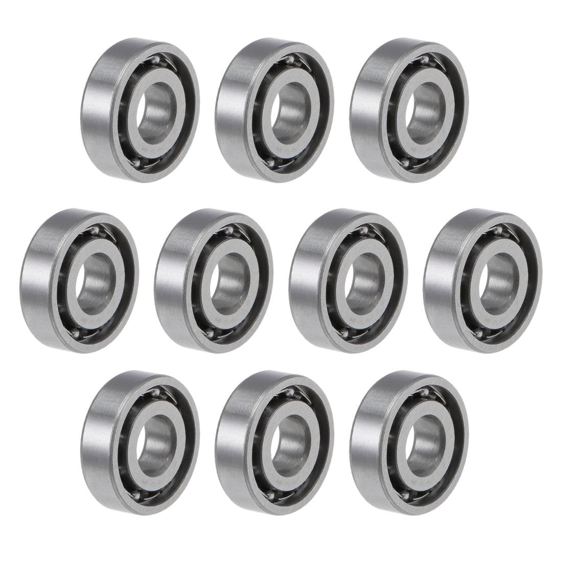 Harfington Deep Groove Ball Bearings Metric Open Type Chrome Steel ABEC1 Z2