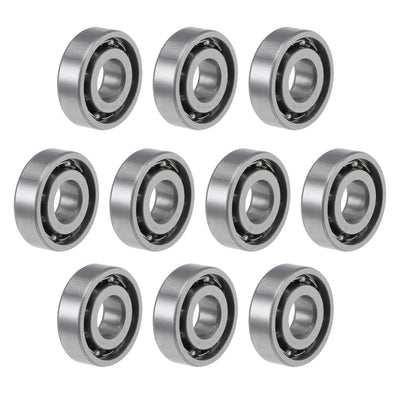 Harfington Deep Groove Ball Bearings Metric Open Type Chrome Steel ABEC1 Z2