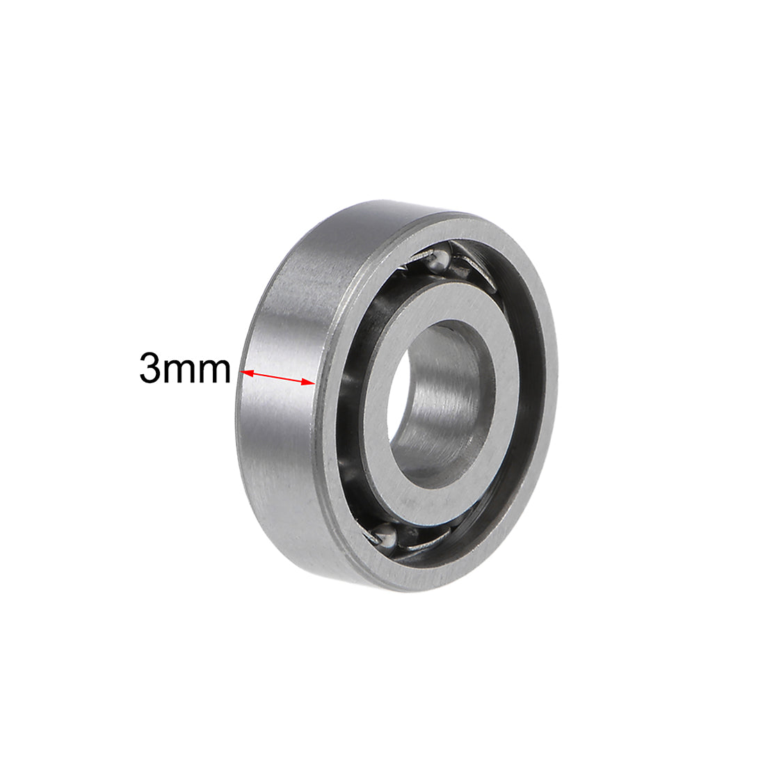 Harfington Deep Groove Ball Bearings Metric Open Type Chrome Steel P0 Z2