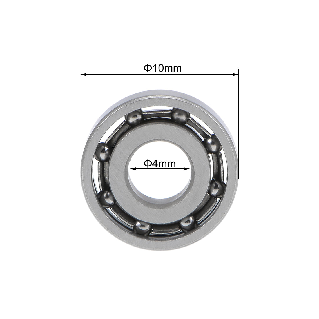 Harfington Deep Groove Ball Bearings Metric Open Type Chrome Steel P0 Z2