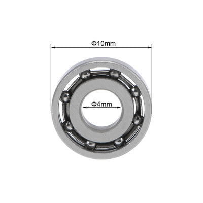 Harfington Deep Groove Ball Bearings Metric Open Type Chrome Steel P0 Z2