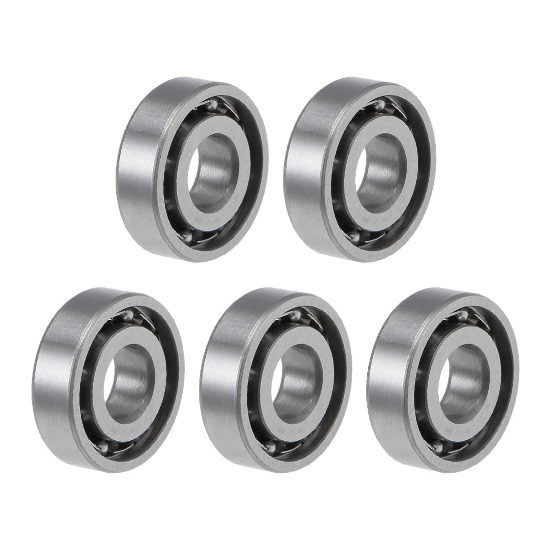 Harfington Deep Groove Ball Bearings Metric Open Type Chrome Steel P0 Z2