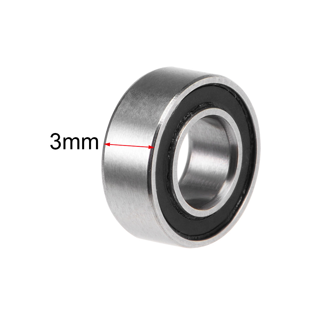Harfington Deep Groove Ball Bearing Metric Double Shield Chrome Steel P0 Z2