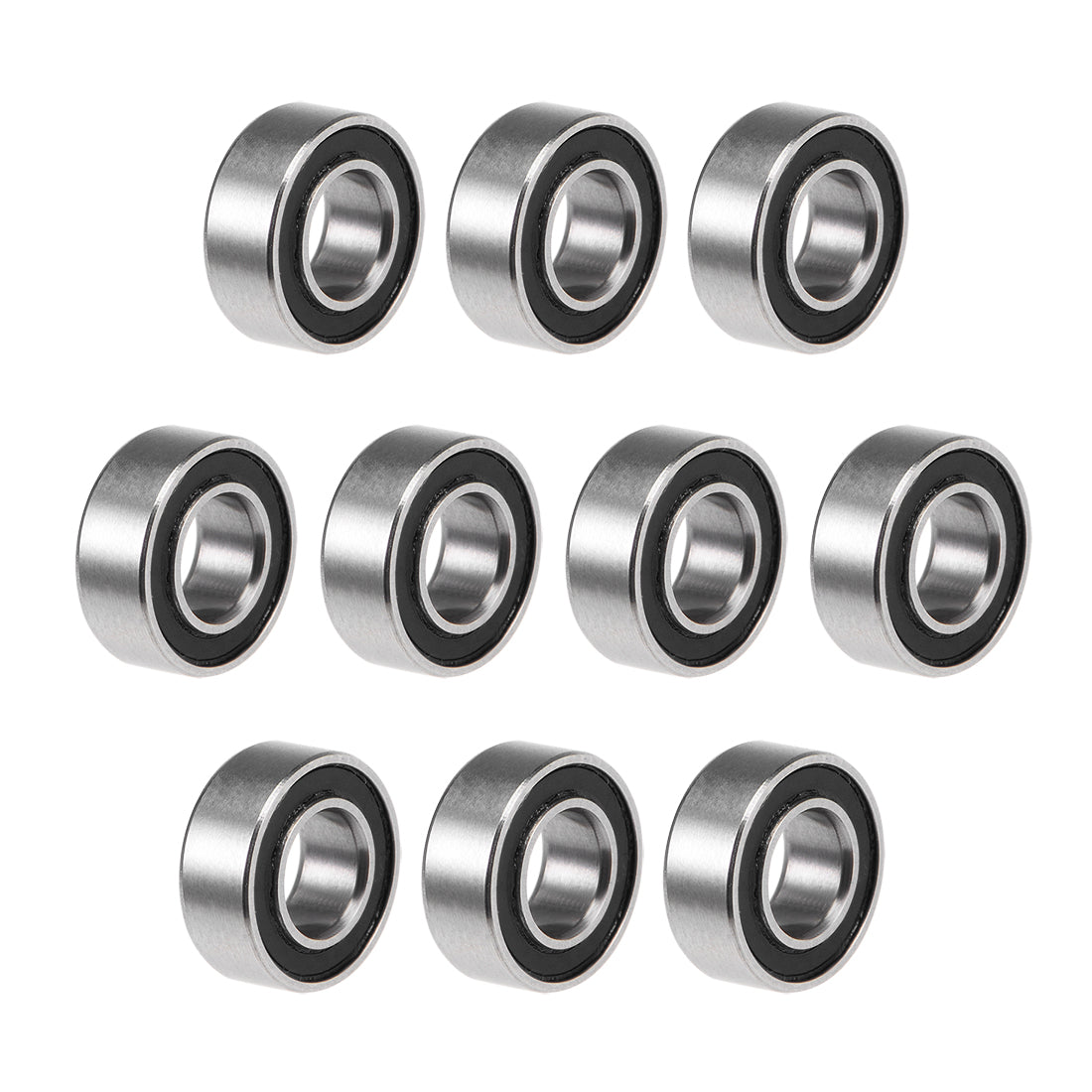 Harfington Deep Groove Ball Bearing Metric Double Shield Chrome Steel P0 Z2