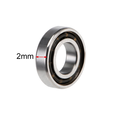 Harfington MR84ZK Ball Bearings Z2 4x8x2mm Single Shielded Chrome Steel 10pcs