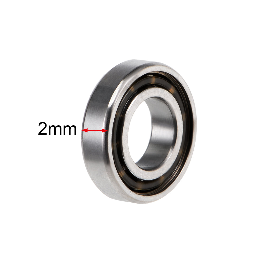 Harfington MR84ZK Ball Bearings Z2 4x8x2mm Single Shielded Chrome Steel 5pcs