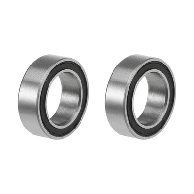 Harfington Deep Groove Ball Bearings Metric Double Sealed Chrome Steel P0 Z2 Bearing