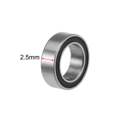 Harfington Deep Groove Ball Bearing Metric Double Shield Chrome Steel P0 Z2