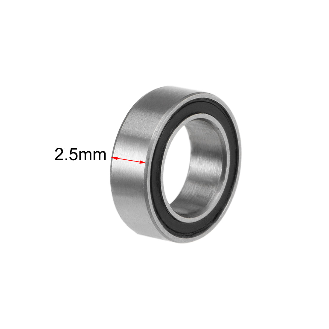 Harfington Deep Groove Ball Bearing Metric Double Shielded Chrome Steel P0 Z2
