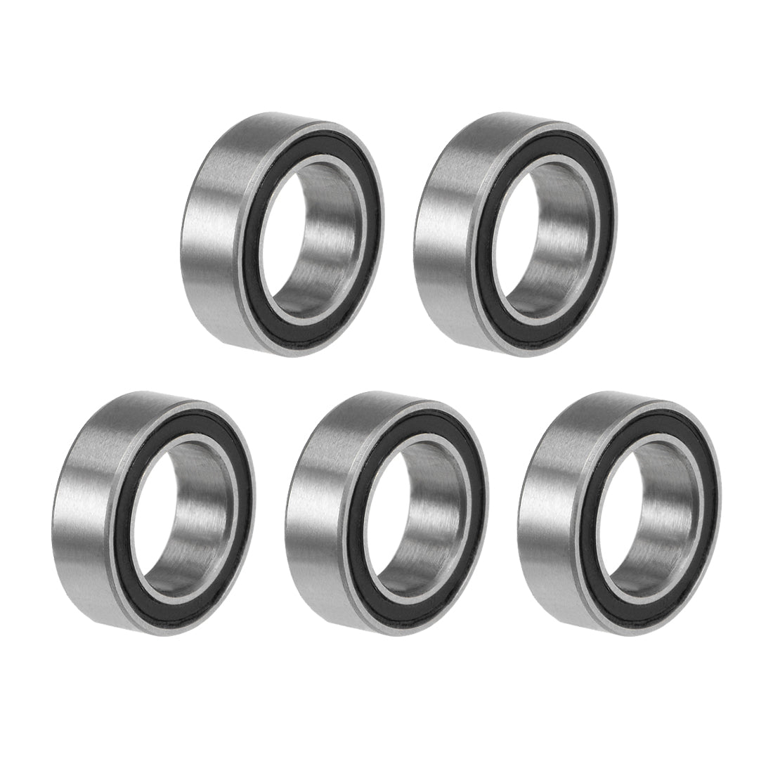 Harfington Deep Groove Ball Bearing Metric Double Shielded Chrome Steel P0 Z2