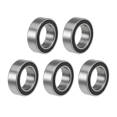 Harfington Deep Groove Ball Bearing Metric Double Shielded Chrome Steel P0 Z2