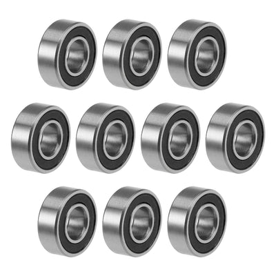 Harfington Deep Groove Ball Bearing Metric Double Shield Chrome Steel P0 Z2