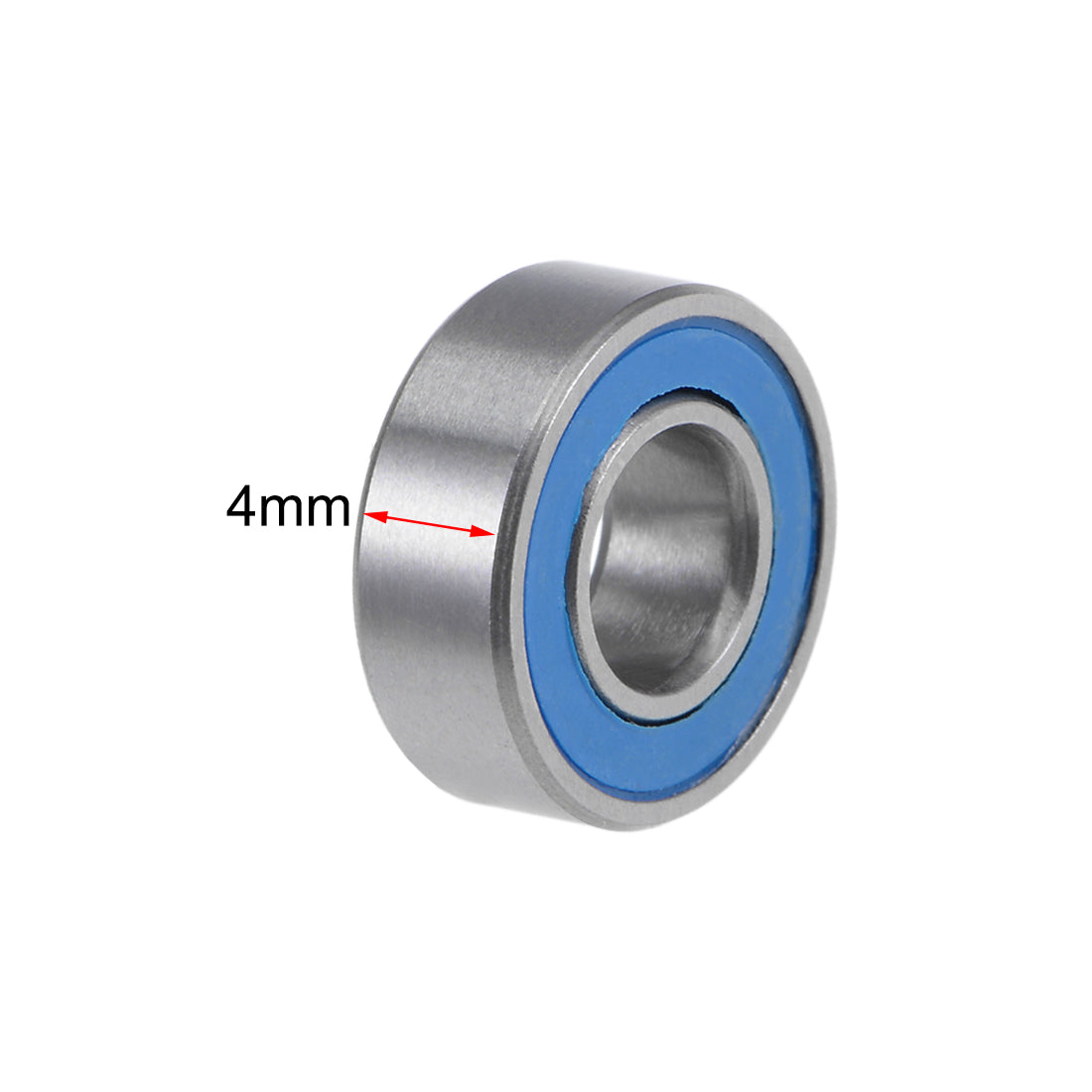 Harfington Deep Groove Ball Bearings Metric Double Seal Chrome Steel Blue P0 Z2