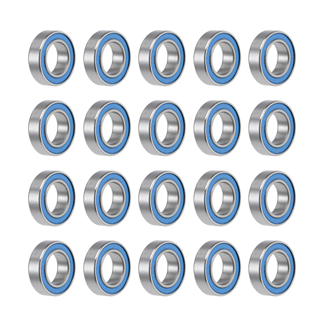 Harfington Deep Groove Ball Bearings Metric Double Seal Chrome Steel P0 Z2