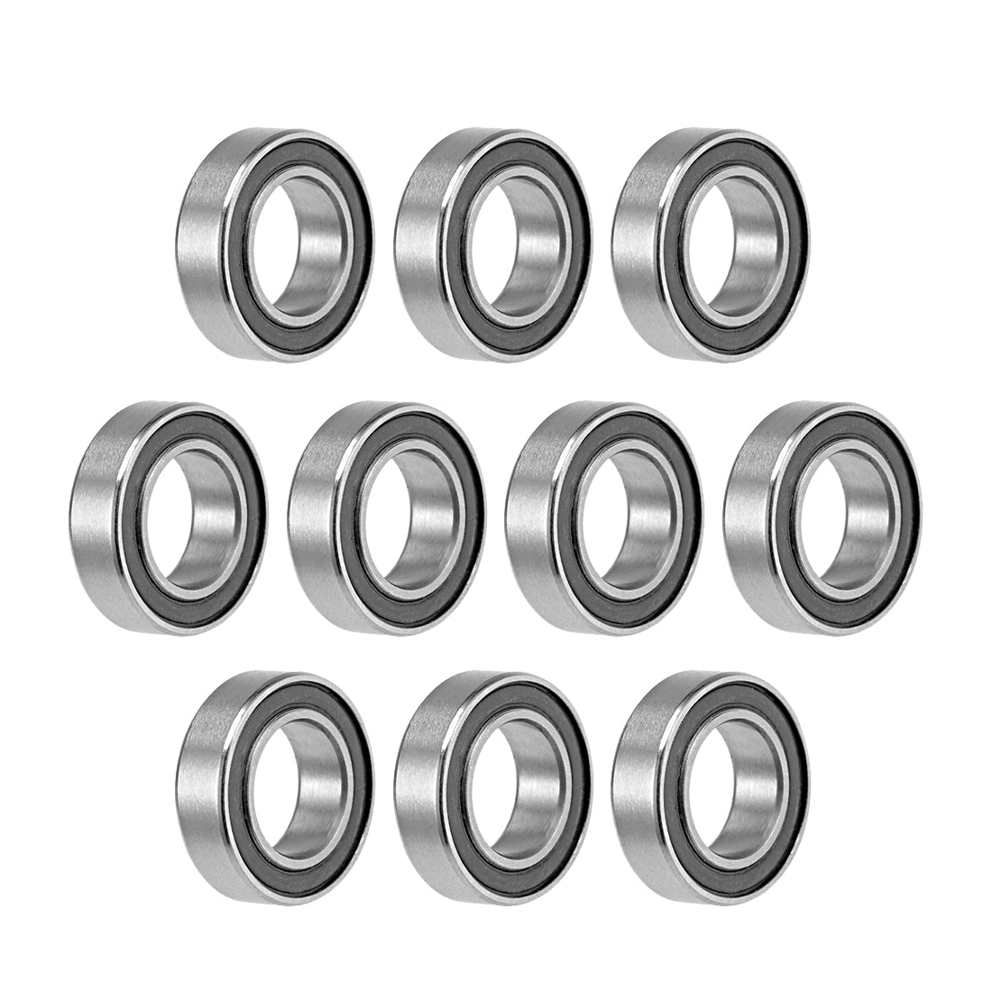 Harfington Deep Groove Ball Bearing Metric Double Shield Chrome Steel P0 Z2