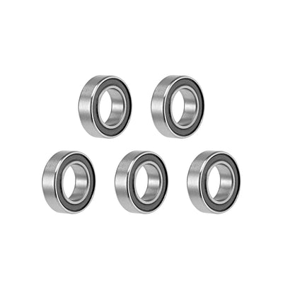 Harfington Deep Groove Ball Bearing Metric Double Shielded Chrome Steel P0 Z2