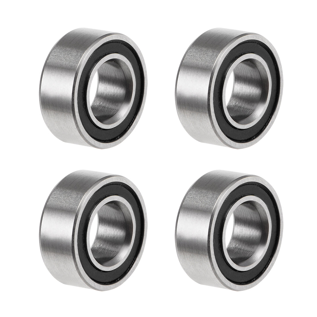 Harfington Deep Groove Ball Bearings Metric Double Sealed Chrome Steel P0 Z2