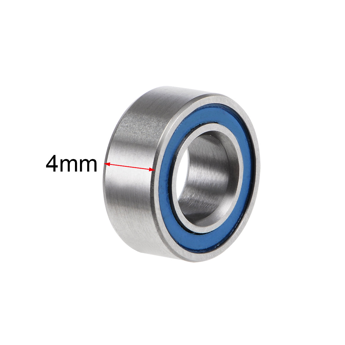 Harfington Deep Groove Ball Bearings Metric Double Seal Chrome Steel Blue P0 Z2