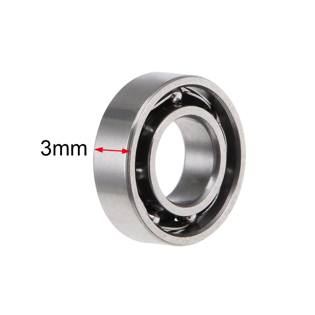 Harfington Deep Groove Ball Bearings Metric Open Type Chrome Steel P0 Z2
