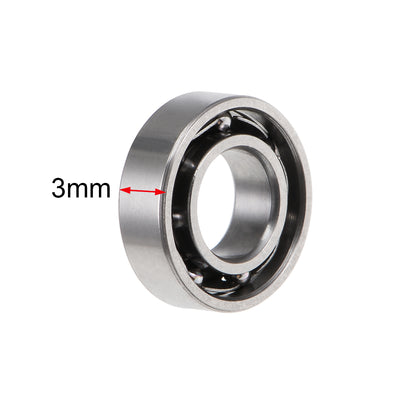 Harfington Deep Groove Ball Bearings Metric Open Type Chrome Steel P0 Z2