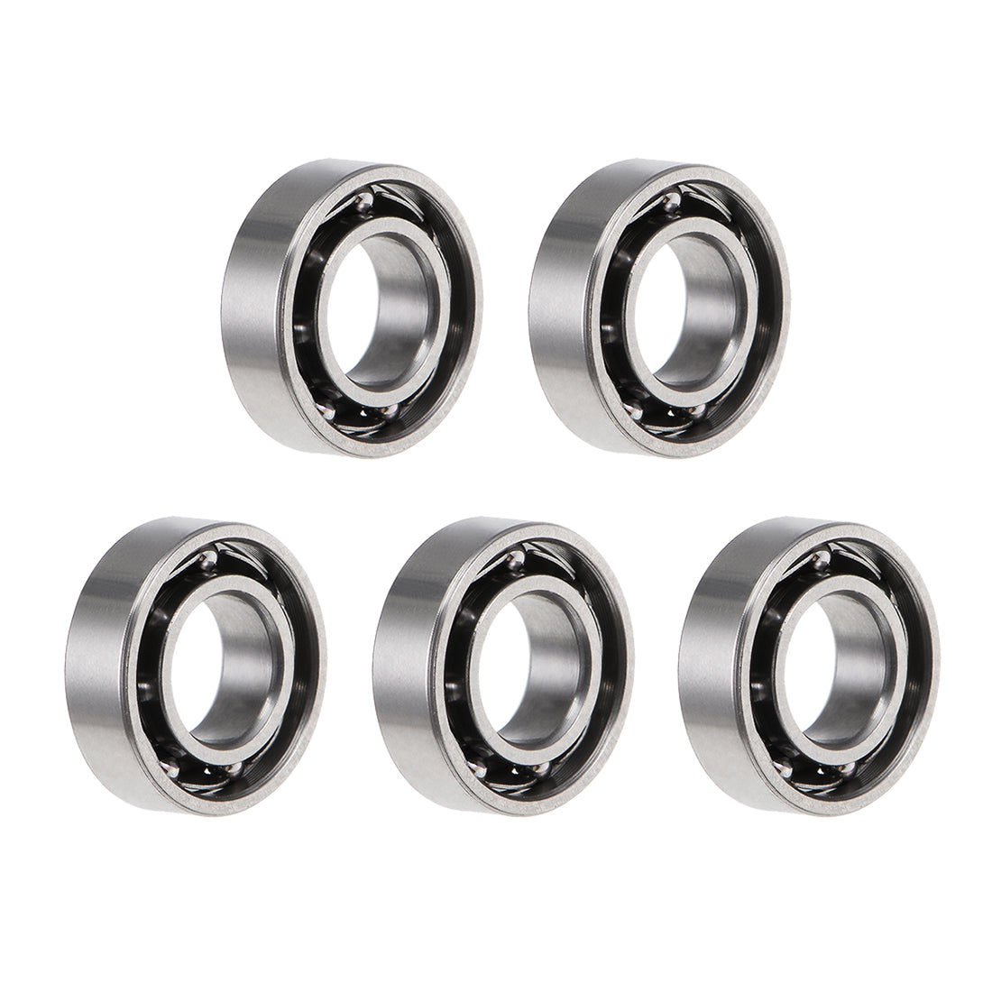Harfington Deep Groove Ball Bearings Metric Open Type Chrome Steel P0 Z2