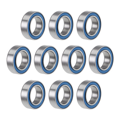 Harfington Deep Groove Ball Bearings Metric Double Seal Chrome Steel Blue P0 Z2