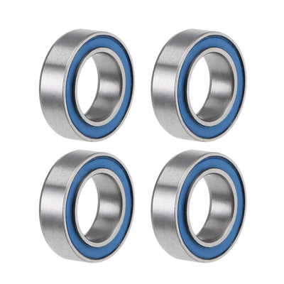 Harfington Deep Groove Ball Bearings Metric Double Sealed Chrome Steel Blue P0 Z2