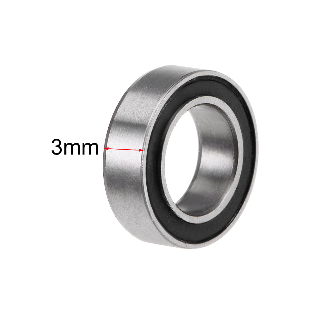 Harfington Deep Groove Ball Bearing Metric Double Shield Chrome Steel P0 Z2