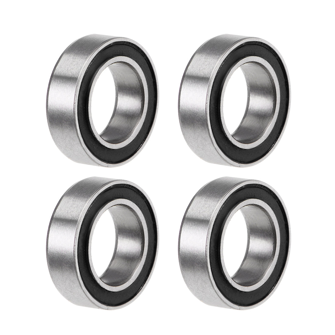 Harfington Deep Groove Ball Bearings Metric Double Sealed Chrome Steel P0 Z2