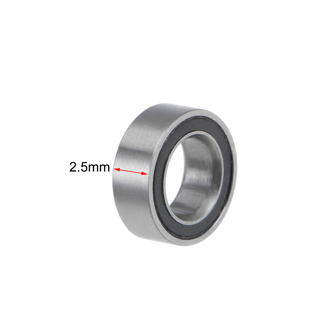 Harfington Deep Groove Ball Bearings Metric Double Sealed Chrome Steel P0 Z2