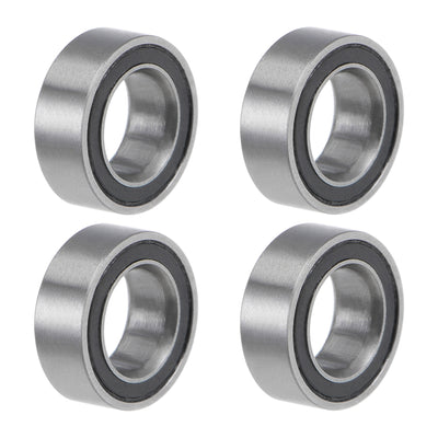 Harfington Deep Groove Ball Bearings Metric Double Sealed Chrome Steel P0 Z2