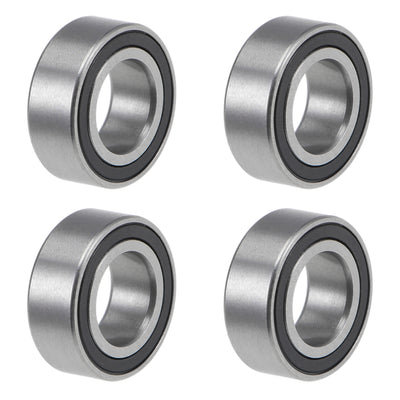 Harfington Deep Groove Ball Bearings Metric Double Sealed Chrome Steel P0 Z2