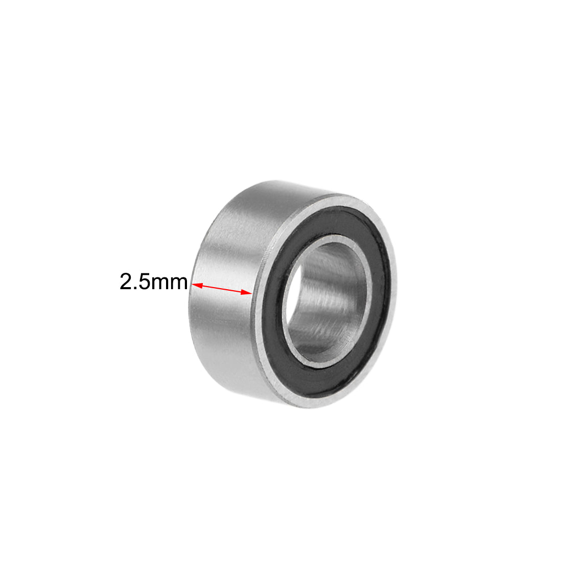 Harfington Deep Groove Ball Bearings Metric Double Sealed Chrome Steel P0 Z2 Bearing