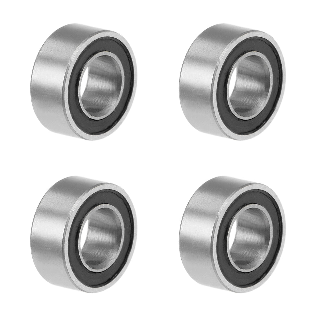 Harfington Deep Groove Ball Bearings Metric Double Sealed Chrome Steel P0 Z2