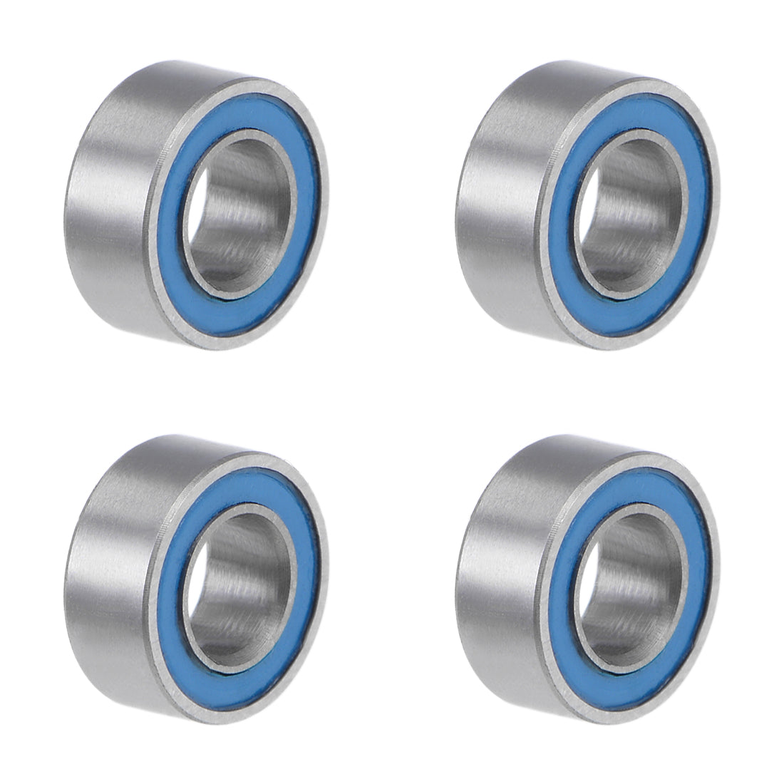Harfington Deep Groove Ball Bearings Metric Double Sealed Chrome Steel Blue P0 Z2