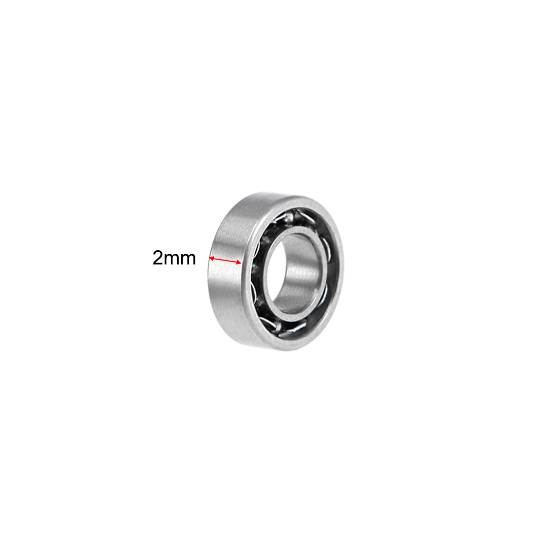 Harfington Deep Groove Ball Bearings Metric Open Type Chrome Steel ABEC1 Z2
