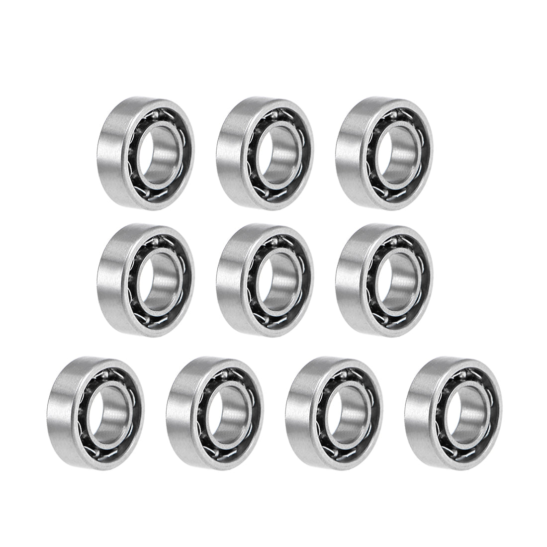 Harfington Deep Groove Ball Bearings Metric Open Type Chrome Steel ABEC1 Z2