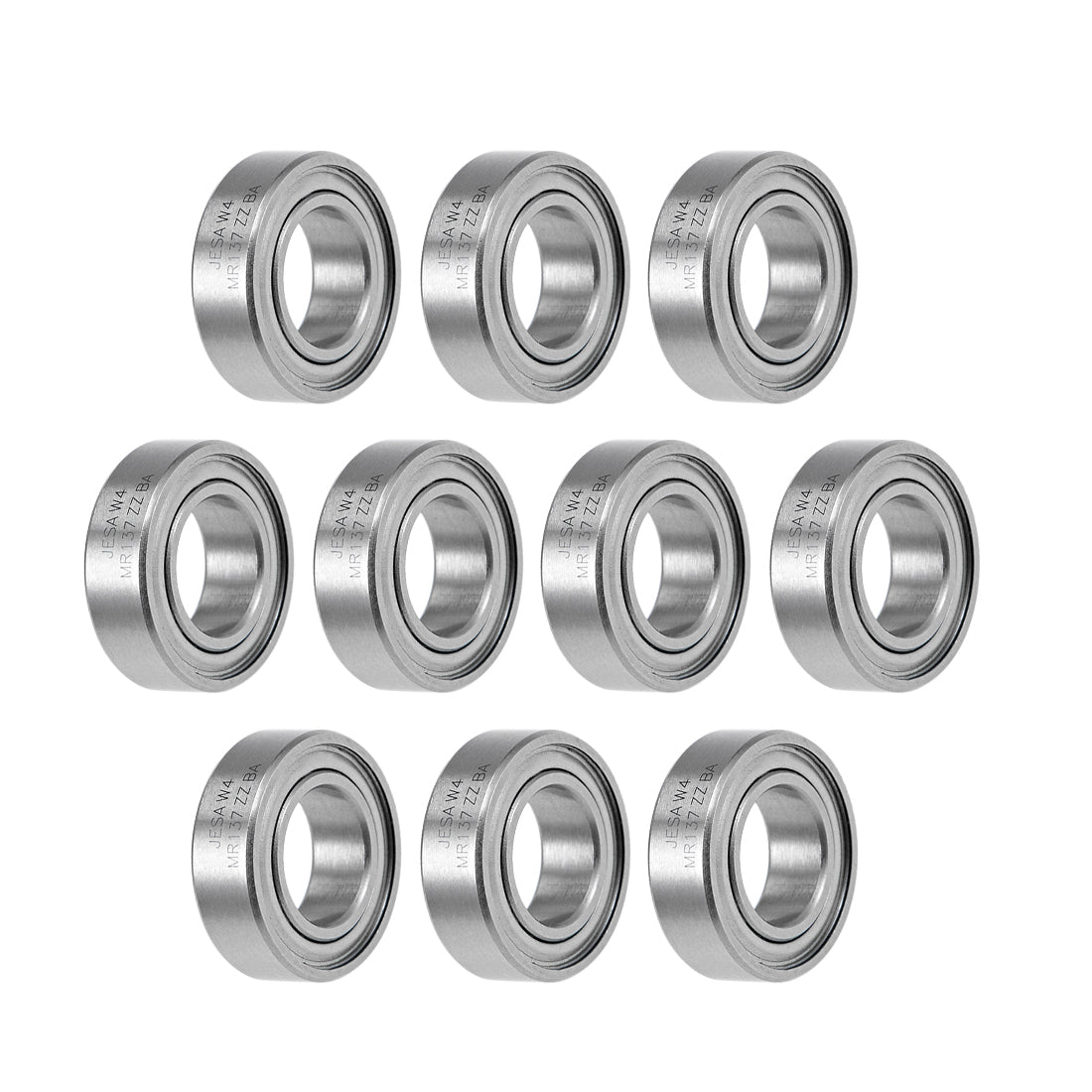 Harfington Miniature Deep Groove Ball Bearings Double Shielded Chrome Steel