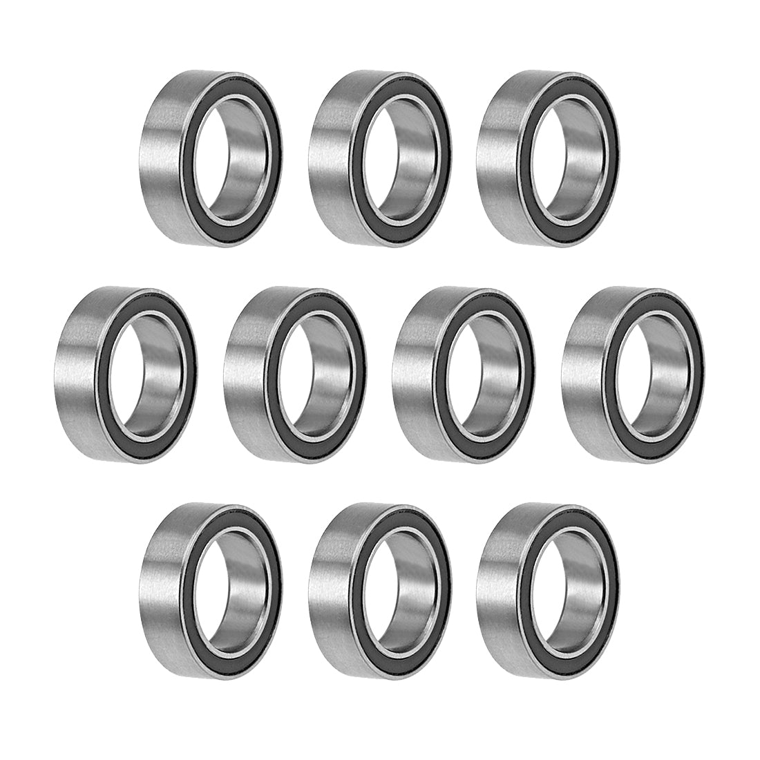 Harfington Deep Groove Ball Bearing Metric Double Shield Chrome Steel P0 Z2