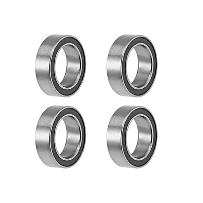 Harfington Deep Groove Ball Bearings Metric Double Sealed Chrome Steel P0 Z2