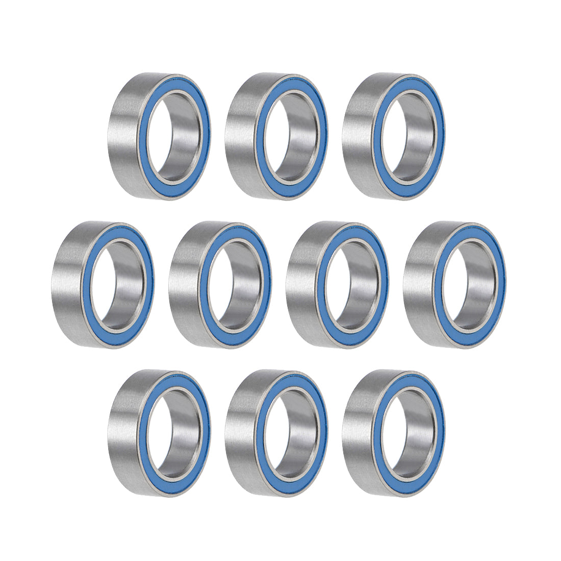 Harfington Deep Groove Ball Bearings Metric Double Seal Chrome Steel Blue P0 Z2