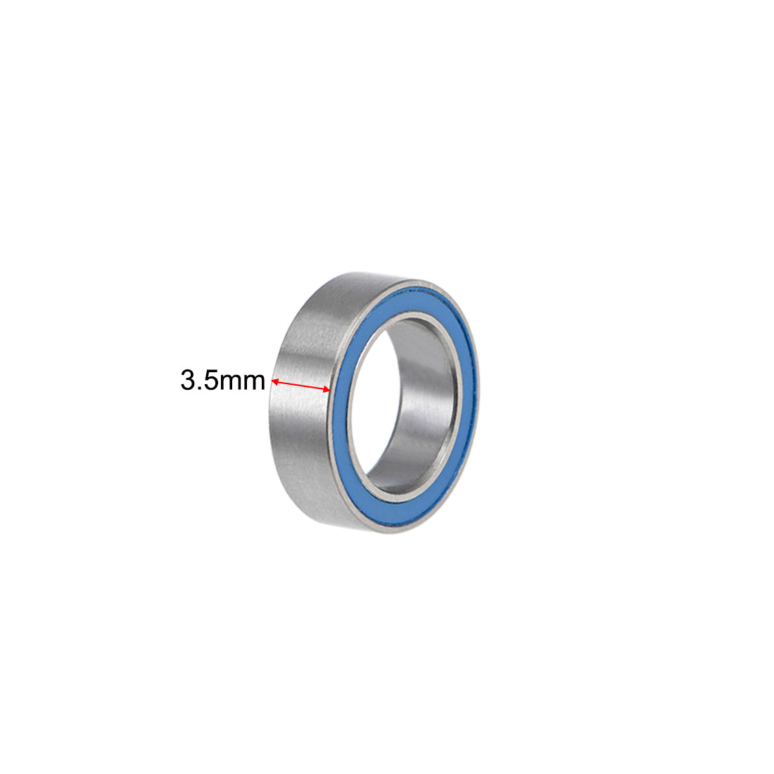 Harfington Deep Groove Ball Bearings Metric Double Sealed Chrome Steel Blue P0 Z2