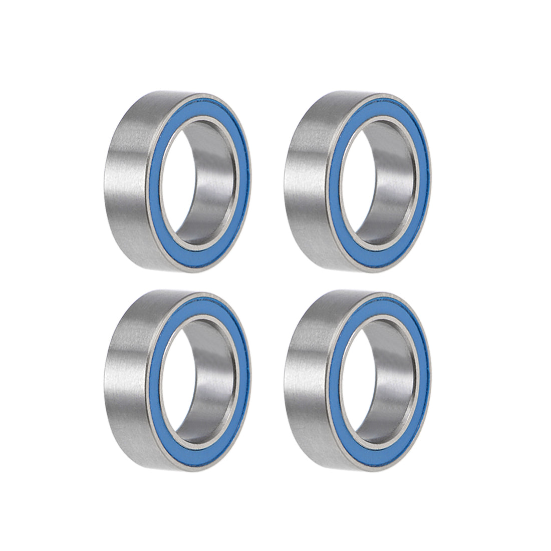 Harfington Deep Groove Ball Bearings Metric Double Sealed Chrome Steel Blue P0 Z2