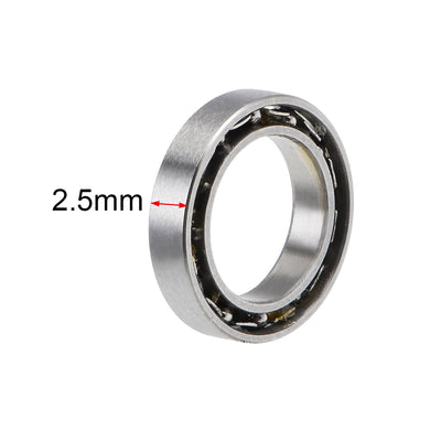 Harfington Deep Groove Ball Bearings Metric Open Type Chrome Steel ABEC1 Z2