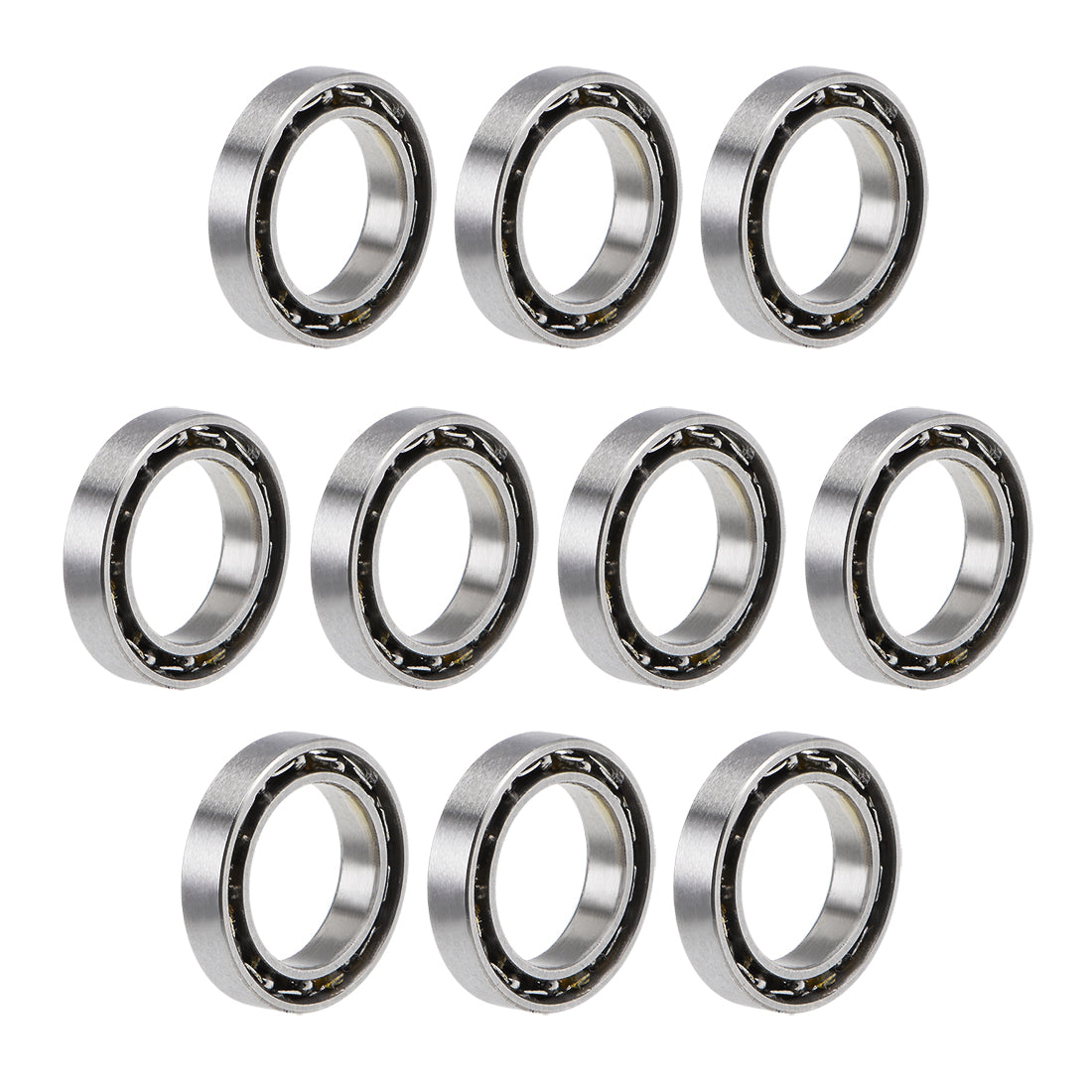 Harfington Deep Groove Ball Bearings Metric Open Type Chrome Steel ABEC1 Z2
