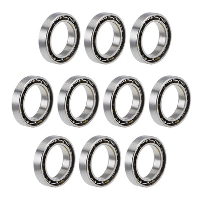 Harfington Deep Groove Ball Bearings Metric Open Type Chrome Steel ABEC1 Z2