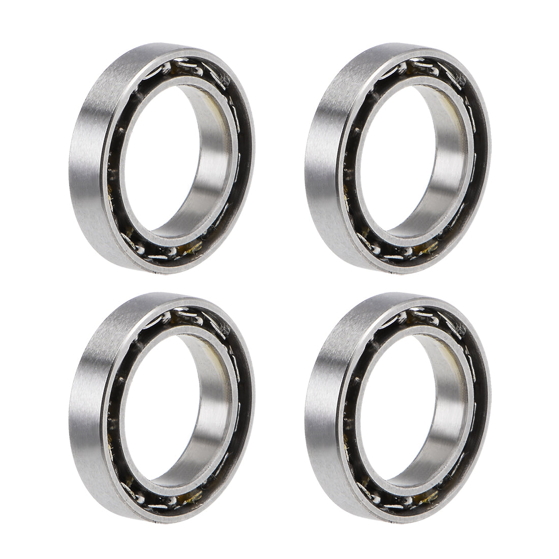 Harfington MR128K Ball Bearings Z2 8x12x2.5mm Open Type Chrome Steel 4pcs
