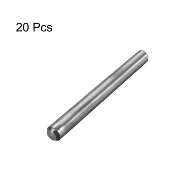 Harfington Carbon Steel GB117 Length Small End Diameter 1:50 Taper Pin 20Pcs
