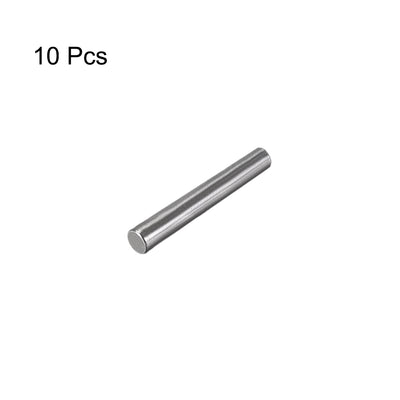 Harfington Carbon Steel GB117 Length Small End Diameter 1:50 Taper Pin 10Pcs